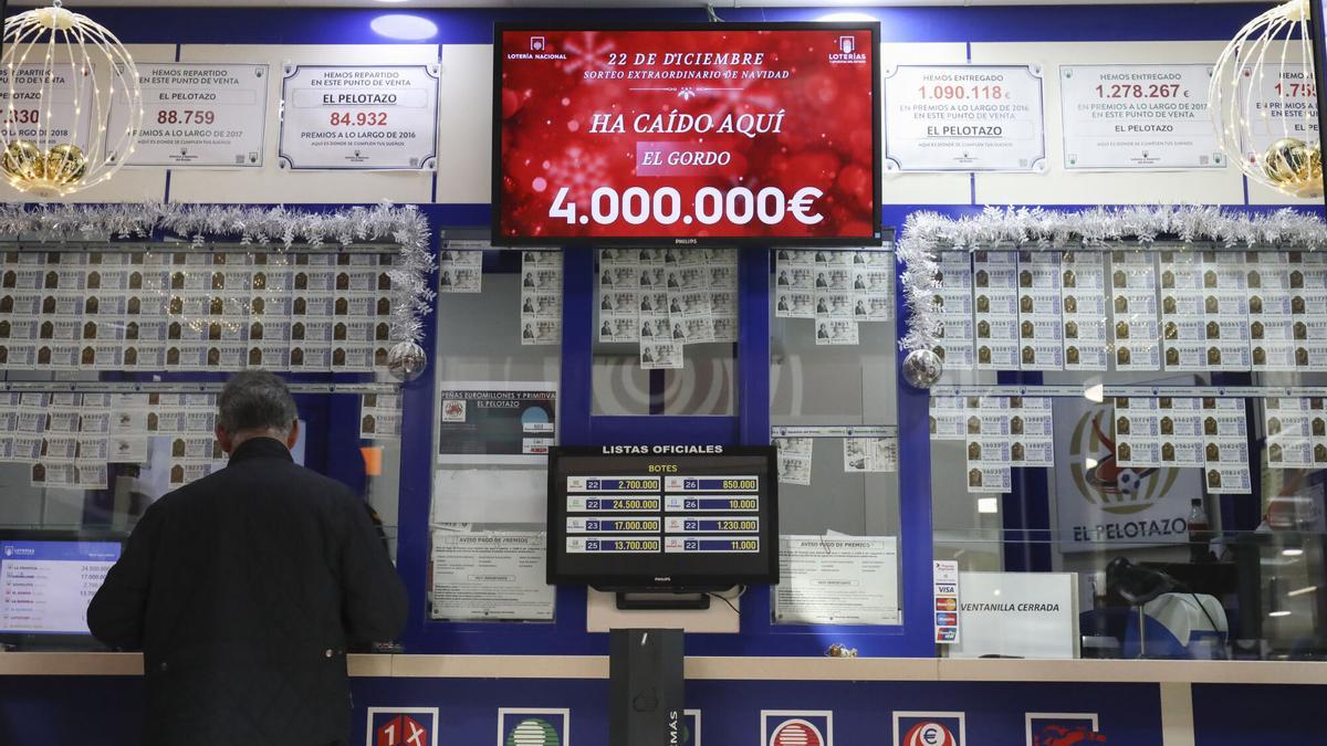 Una administración de Las Rozas vendió parte del 'Gordo' del Sorteo Extraordinario de la Lotería de Navidad en 2022.