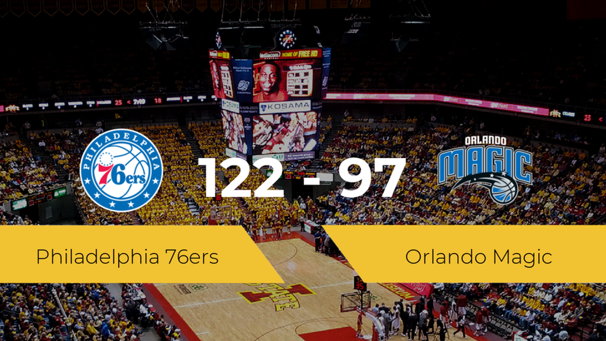 Philadelphia 76ers se hace con la victoria contra Orlando Magic por 122-97