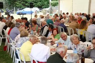 Los comuneros de San Vicente de O Grove promocionan sus vacas cachenas