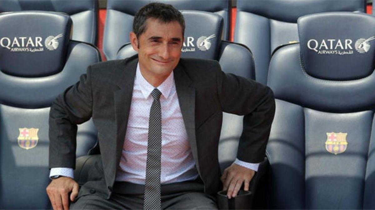 Ernesto Valverde, destituido hace un año como entrenador del Barça