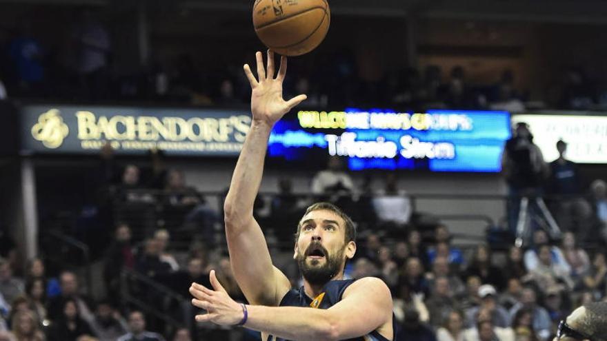 Marc Gasol se exhibió ante los Knicks.