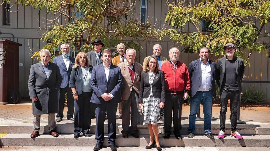SGAE homenajea a nueve canarios que cumplen 50 años en la institución