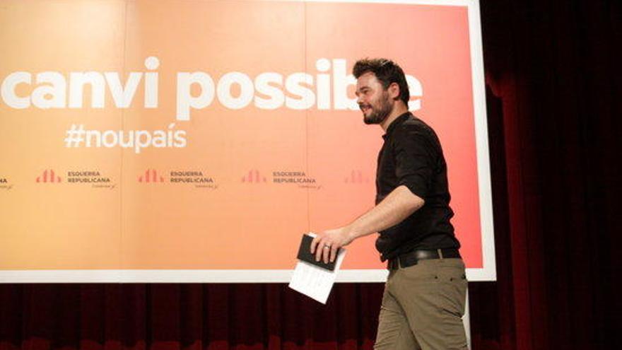 Gabriel Rufián, cap de llista d&#039;ERC