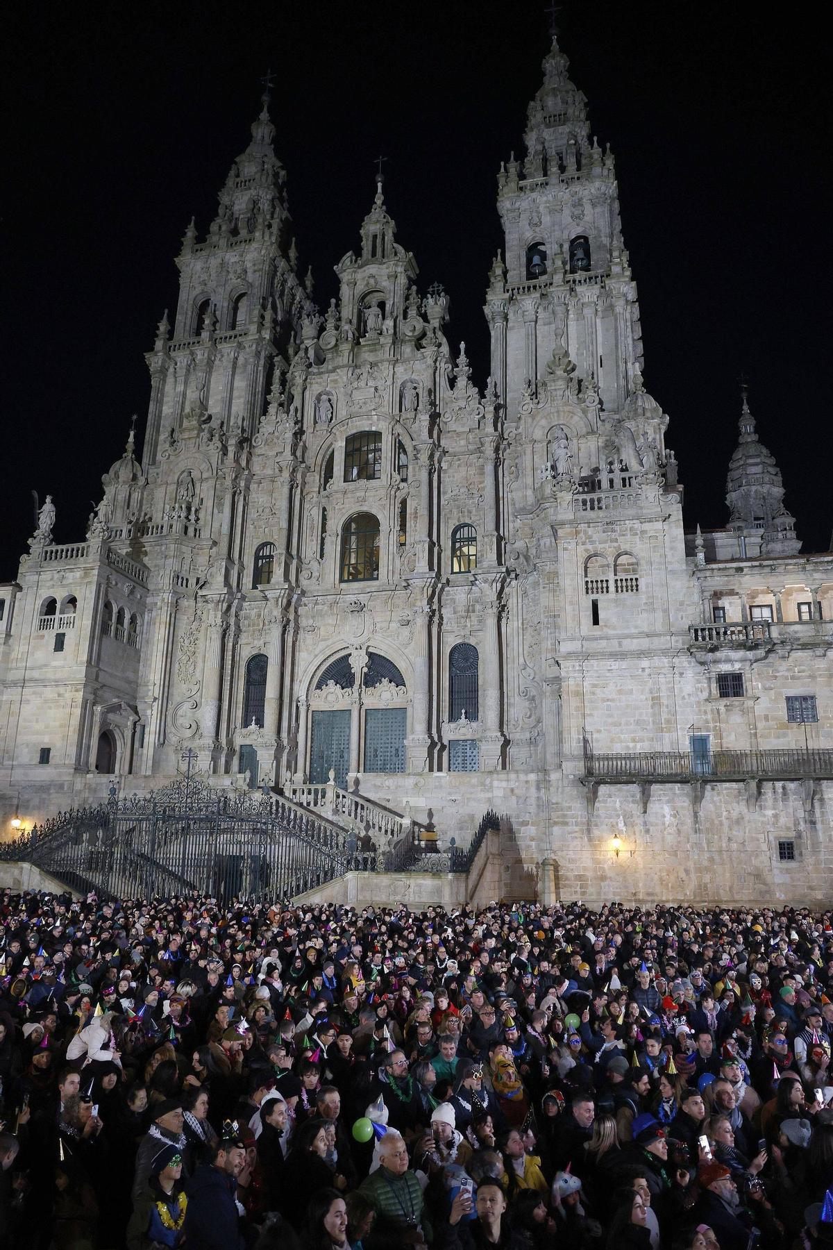 Santiago festeja la llegada del Año Nuevo