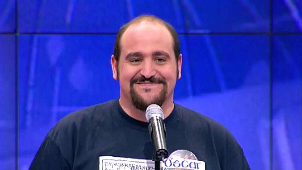 Óscar durante su primera intervención en 'Pasapalabra'.