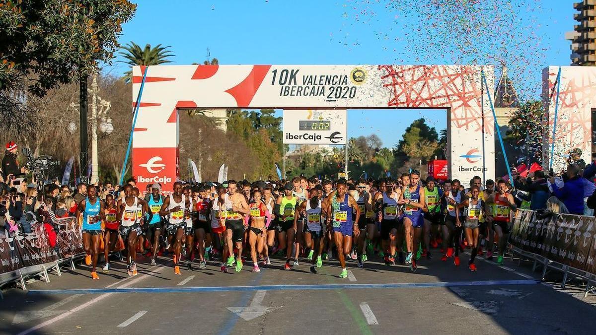 Salida del 10K Valencia Ibercaja