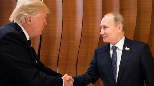 Trump y Putin en la cumbre del G-20 en Hamburgo.