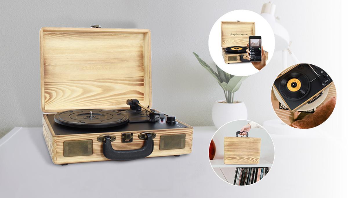 Tocadiscos convertidor Prixton VC400 Wood