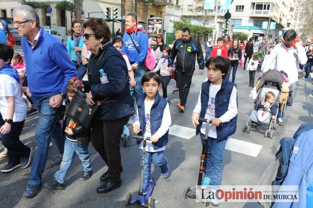 Marcha solidaria de Jesús-María por Haití