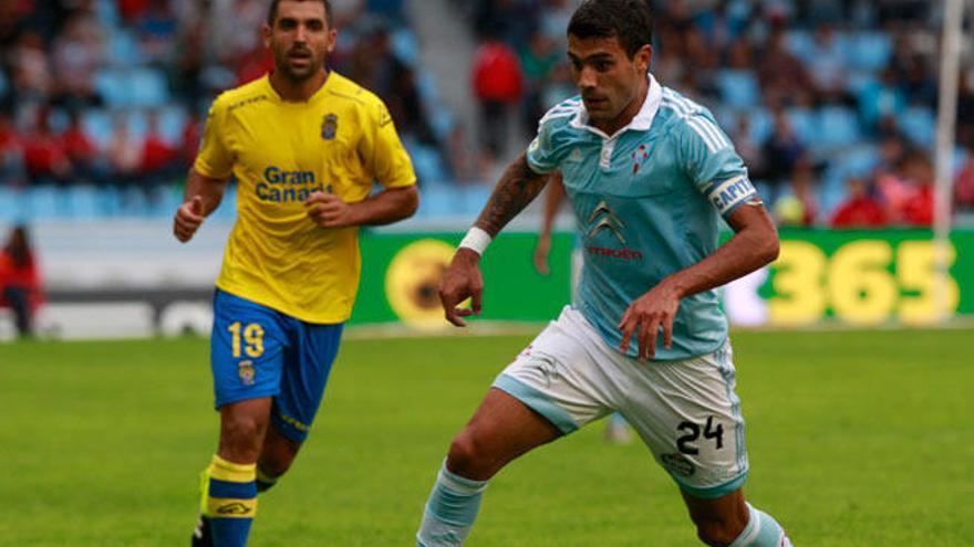 Augusto Fernández, jugador del Celta // R. GROBAS