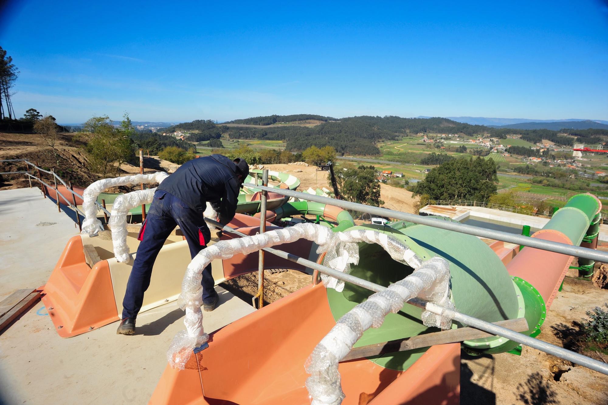 Así avanzan las obras del mayor parque acuático de Galicia