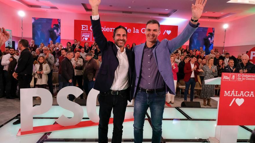 Pedro Sánchez respaldará el martes a Daniel Pérez en Málaga