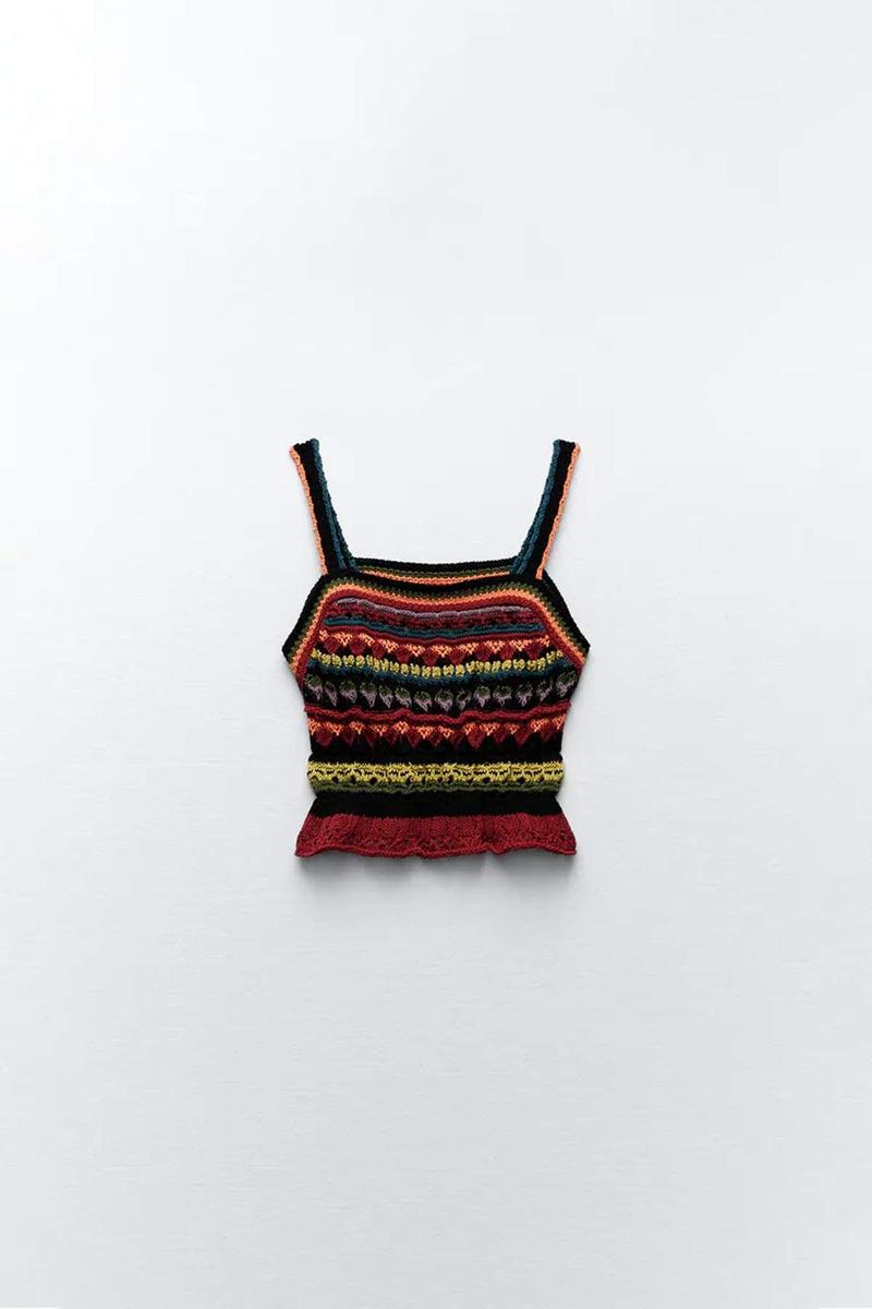 Top crochet de Zara