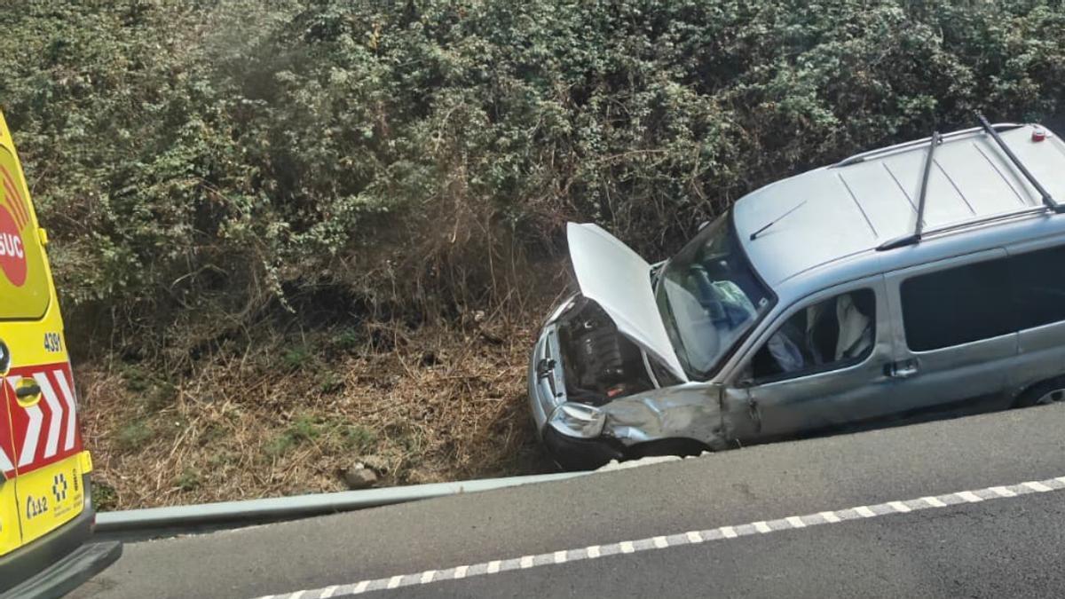 Estado del vehículo accidentado.