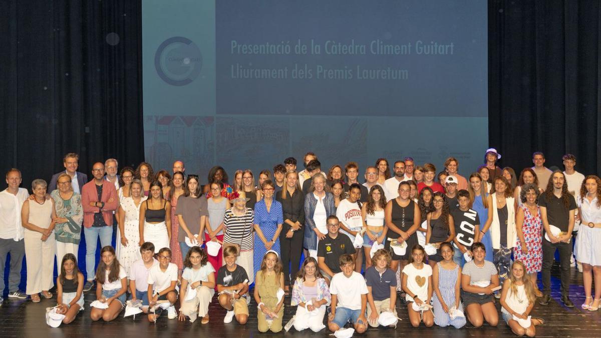 Un moment de la cerimònia celebrada l'any passat al teatre municipal de Lloret de Mar.