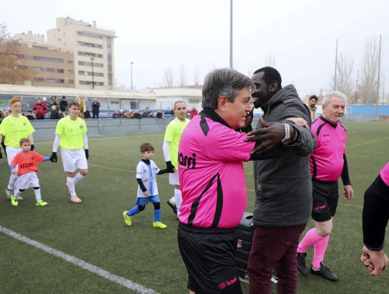 Partido solidario en el campo César Láinez