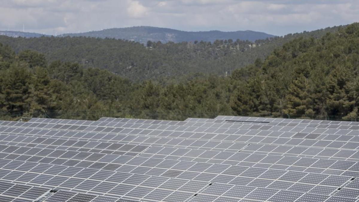 Planta fotovoltaica en Titaguas.