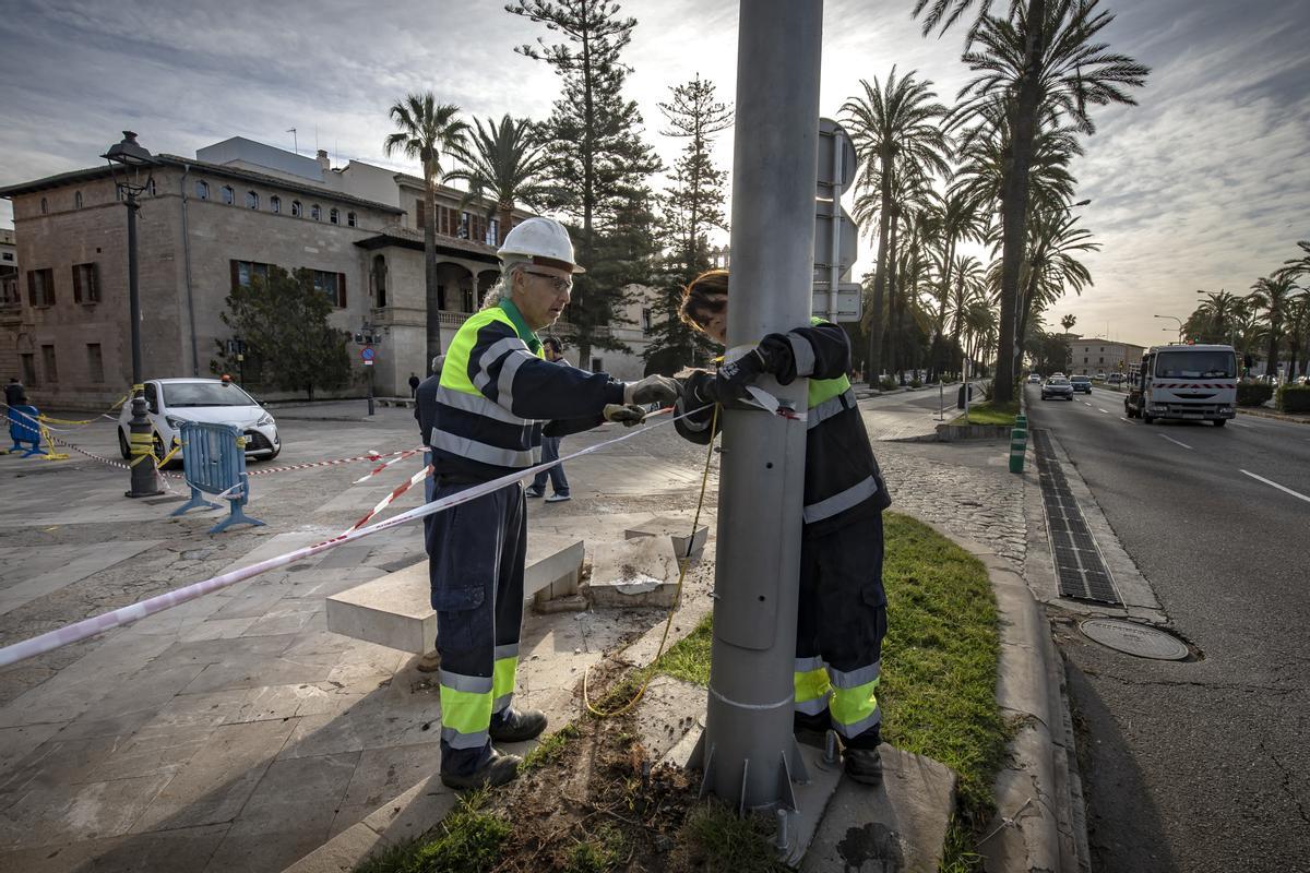 El Paseo Sagrera de Palma, en una imagen de archivo.