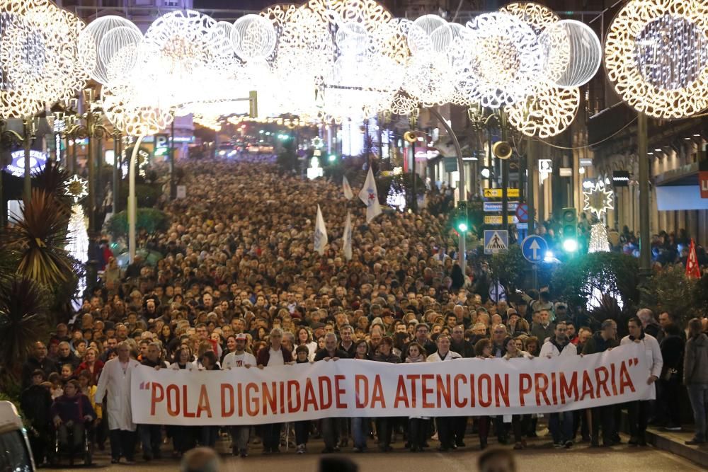 Manifestación en Vigo por la sanidad pública