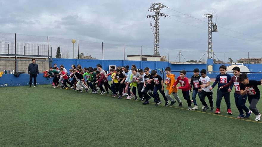 El CEIP Juan Carlos I de Llano de Brujas celebra ‘Kilómetros de Solidaridad’