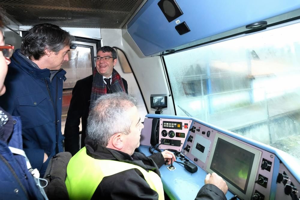 Los ministros Álvaro Nadal e Iñigo de la Serna, en Asturias