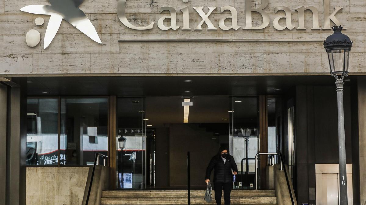 Sede de Caixabank en Valencia.