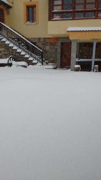 Viernes de nevadas en Asturias