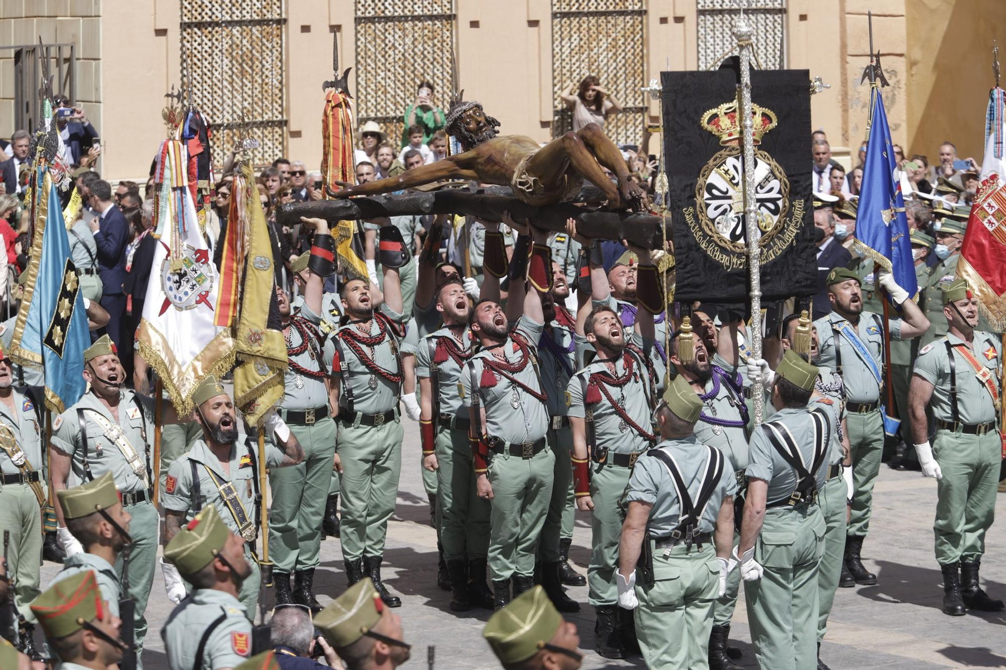 Las imágenes del traslado de la Legión del Cristo de la Buena Muerte de Mena