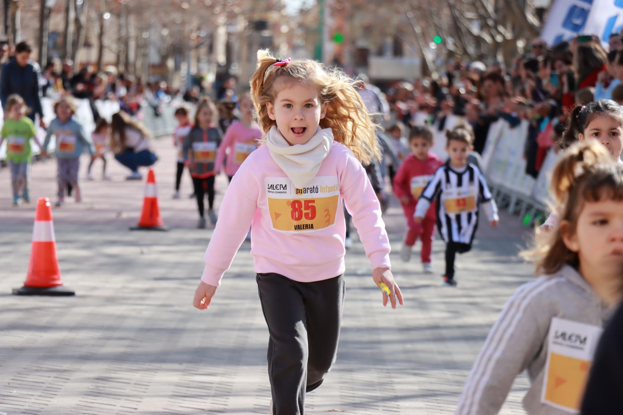 Las mejores imágenes de la maratón infantil en Castelló