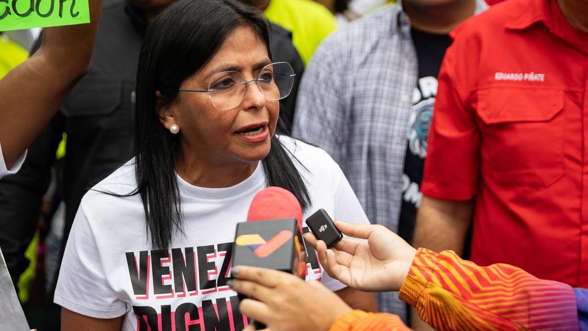 La vicepresidenta ejecutiva de Venezuela, Delcy Rodríguez.