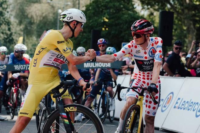 Pogacar se exhibe en los Vosgos y el Tour enloquece con Seixas