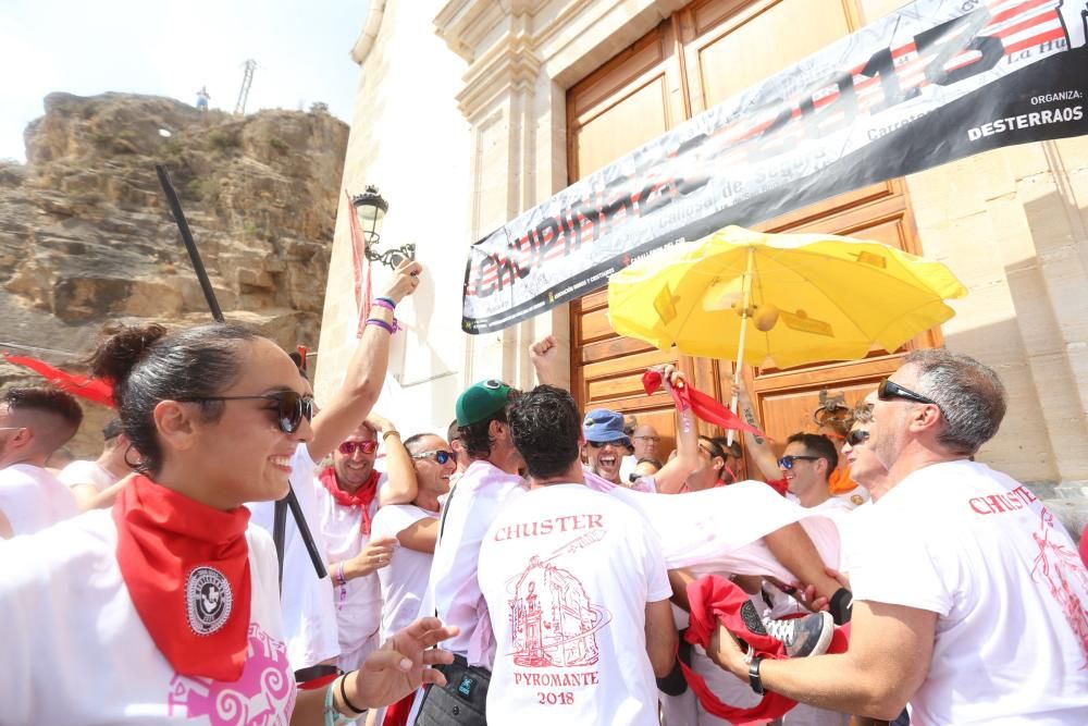 Chupinazo en las fiestas de Callosa de Segura