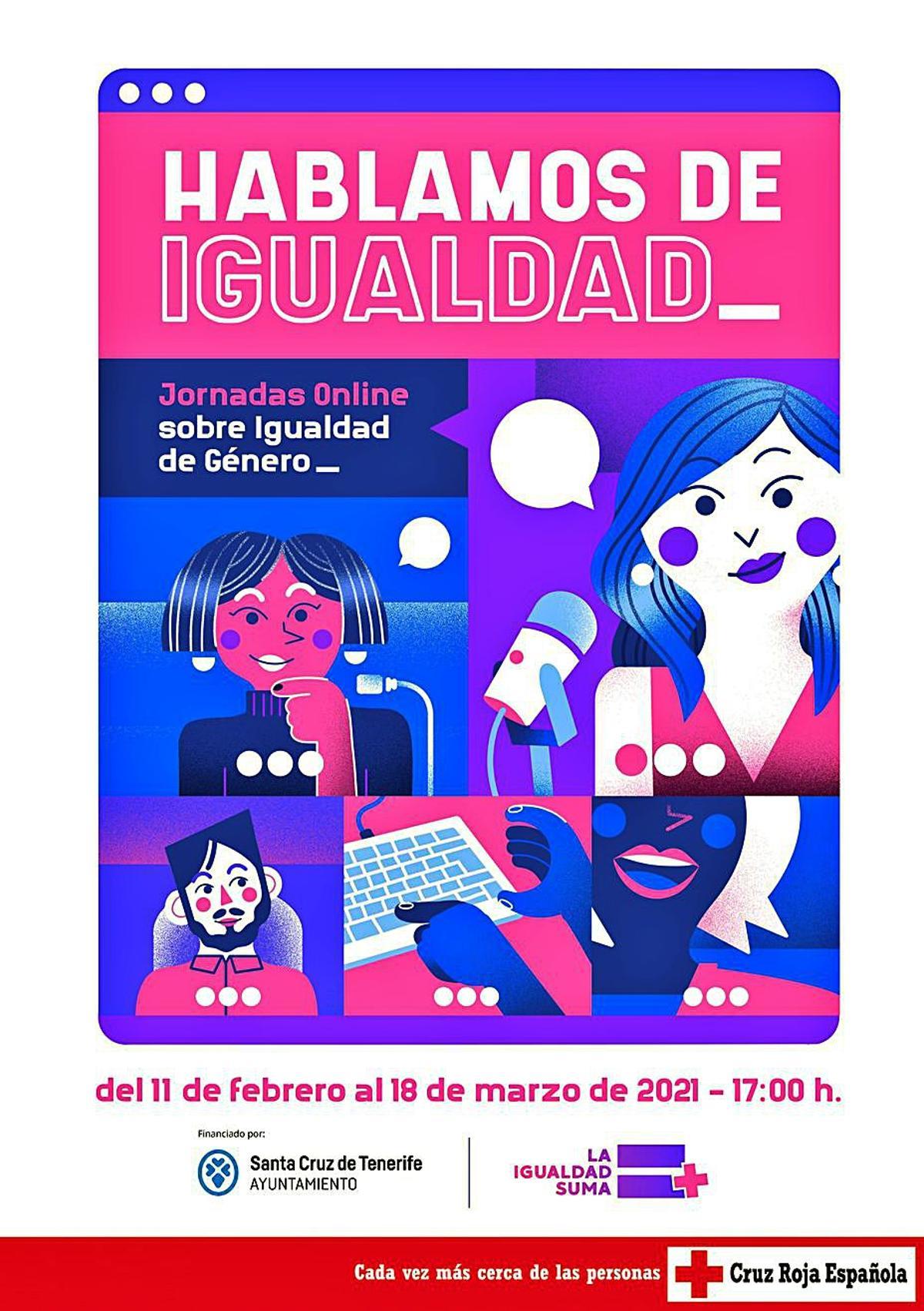 Cruz Roja impulsa unas jornadas ‘online’para sensibilizar sobre la igualdad