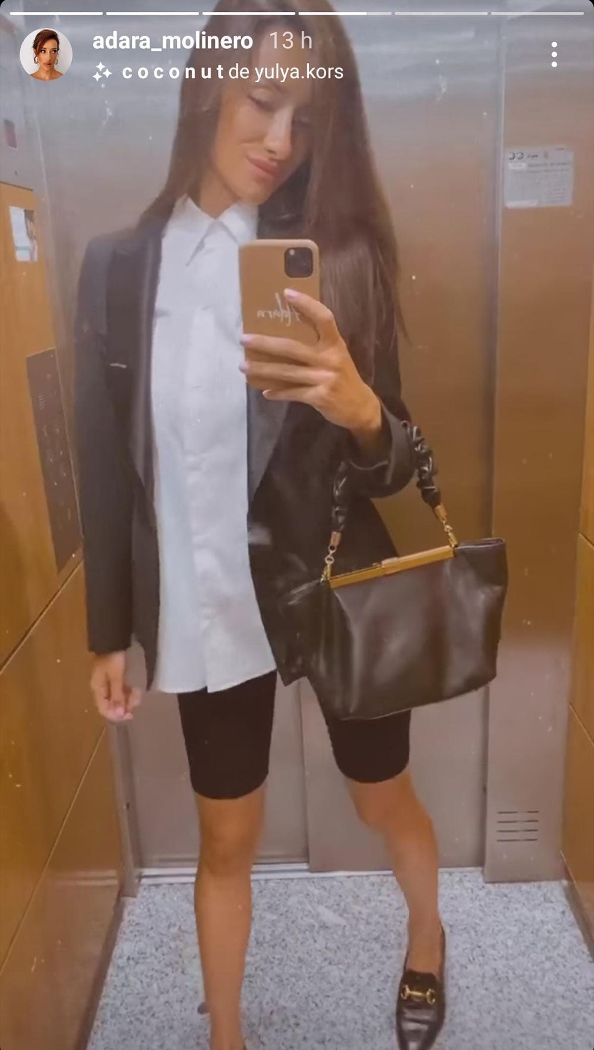Adara Molinero y su 'combi' ganadora.