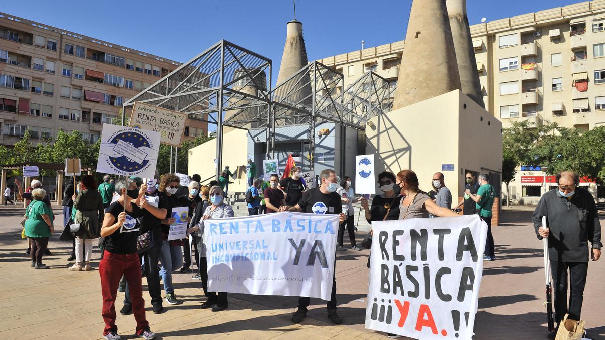 Movilización hoy en la plaza dels Algeps