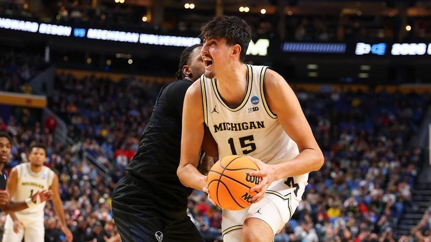 El pívot español Aday Mara jugará la Final Four de la NCAA con los Michigan Wolverines