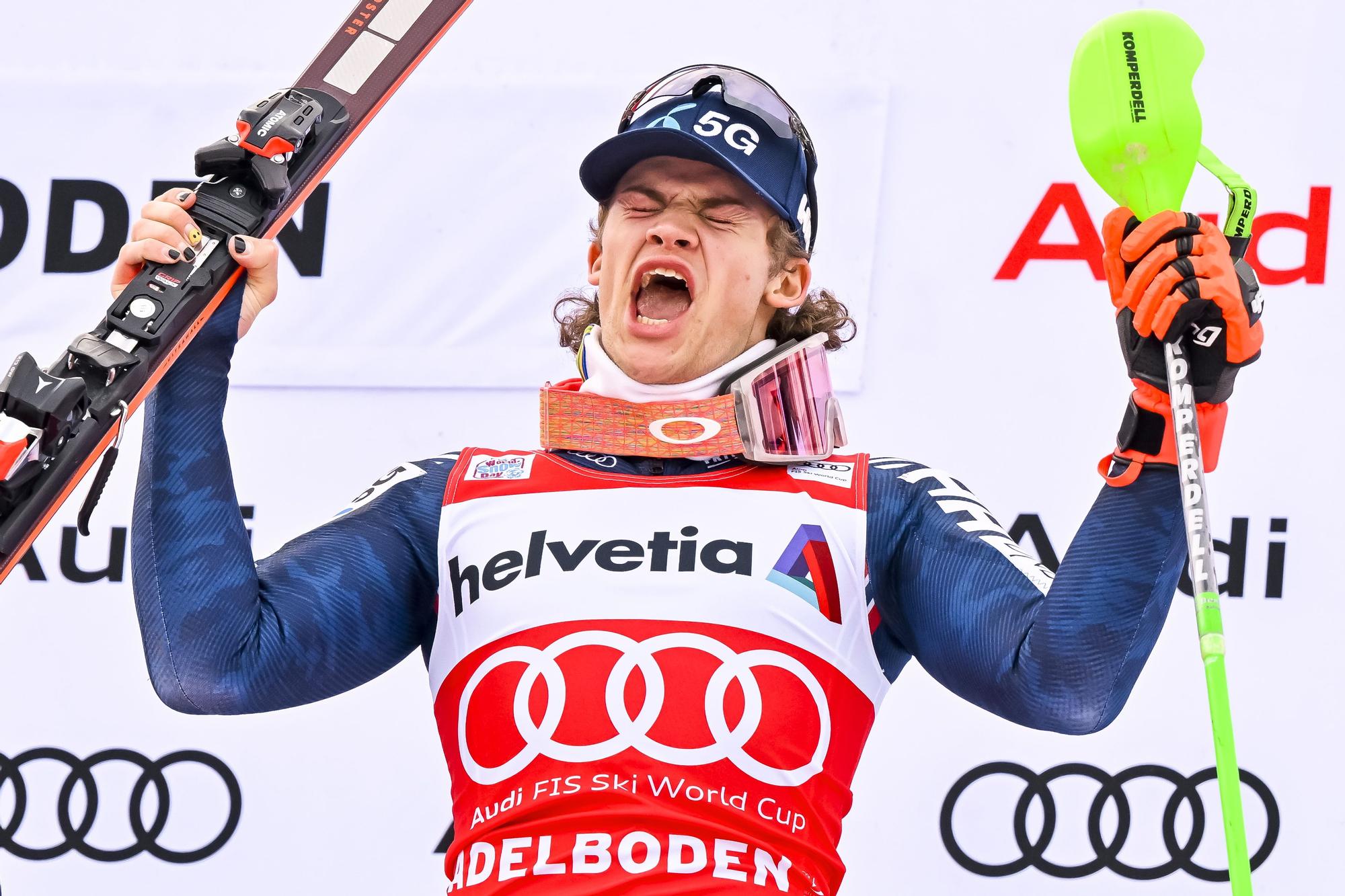Lucas Braathen FIS Alpine Skiing World Cup in Adelboden