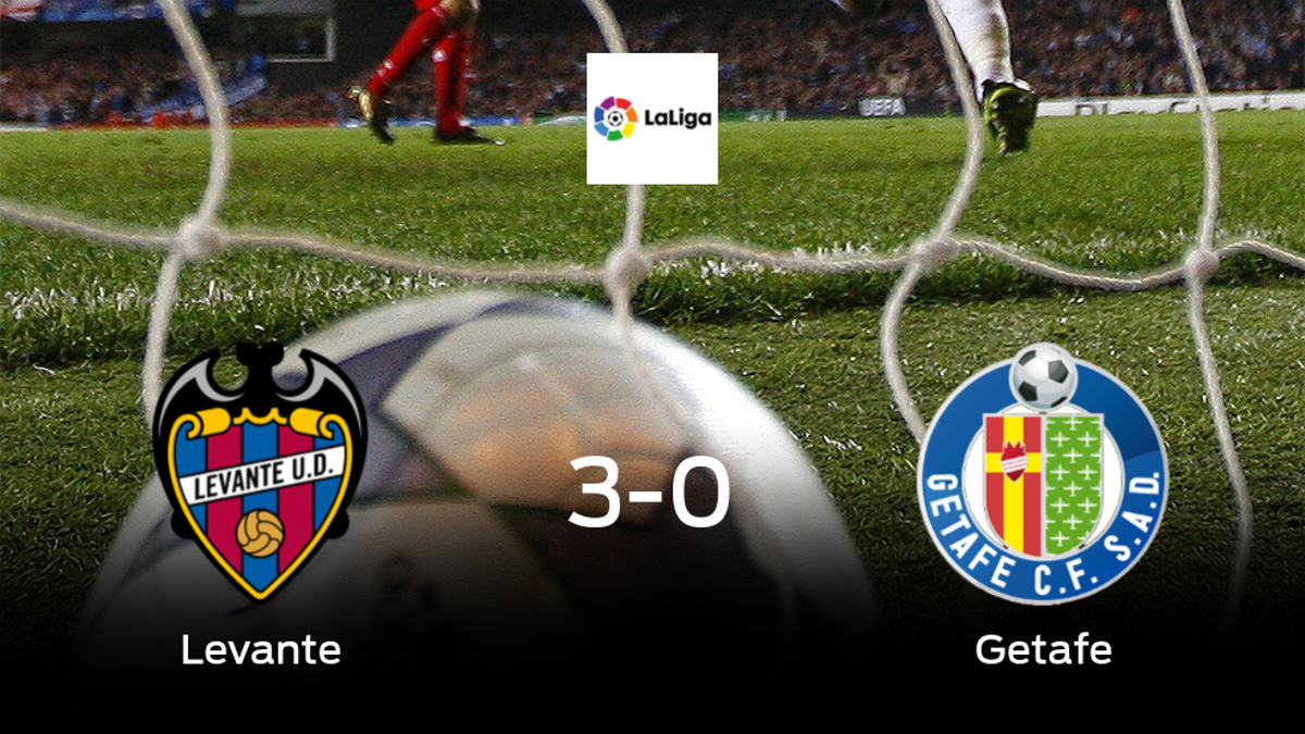 El Levante consigue la victoria ante el Getafe con una goleada (3-0)