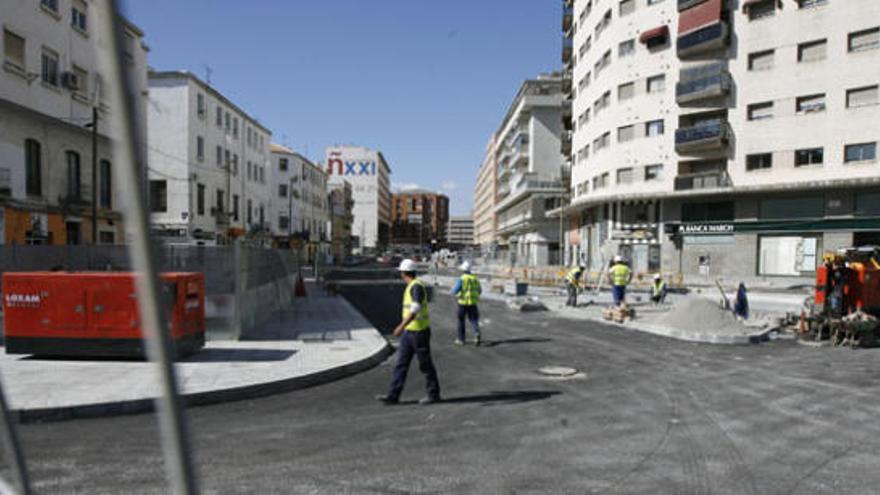 Las obras de Callejones del Perchel afrontan su última fase.