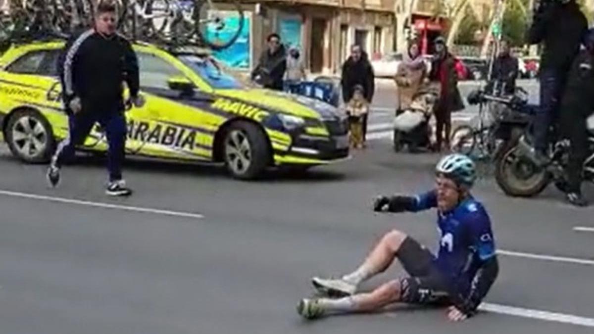 Rojas increpó a Barguil tras la caída