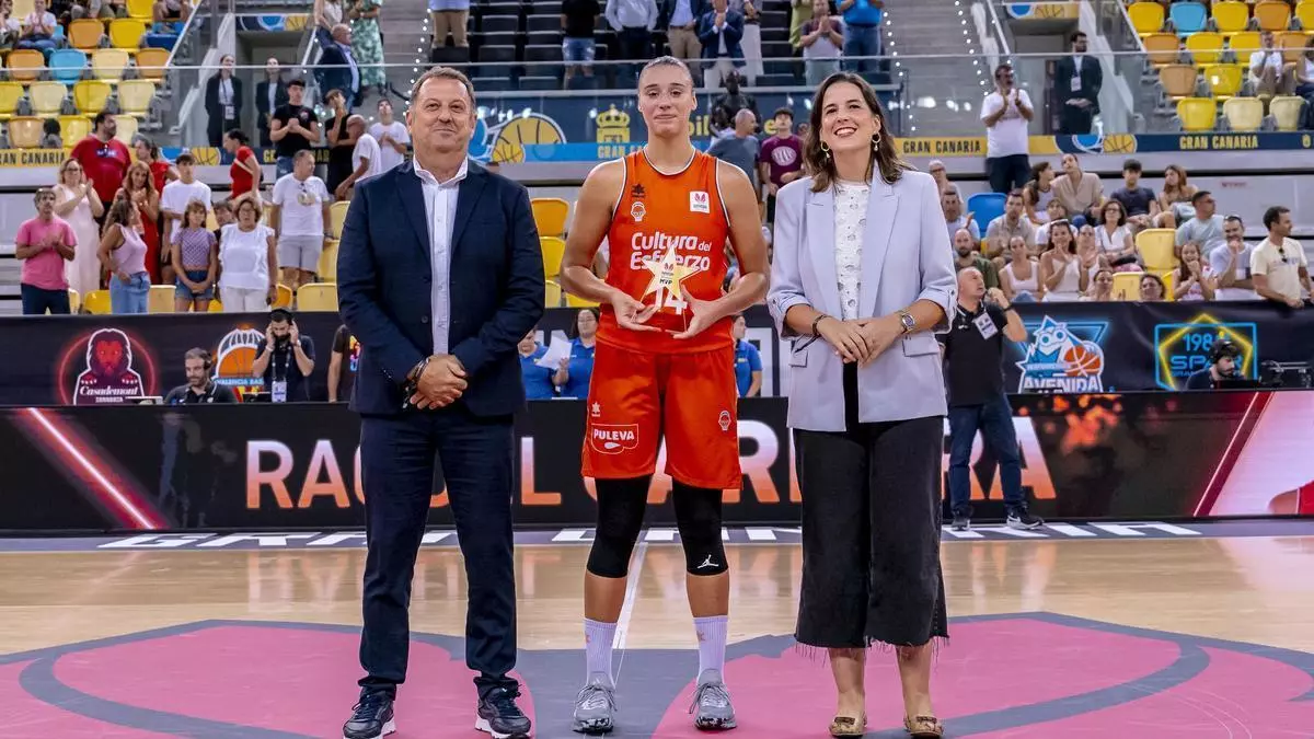 Raquel Carrera, MVP de la final de la Supercopa