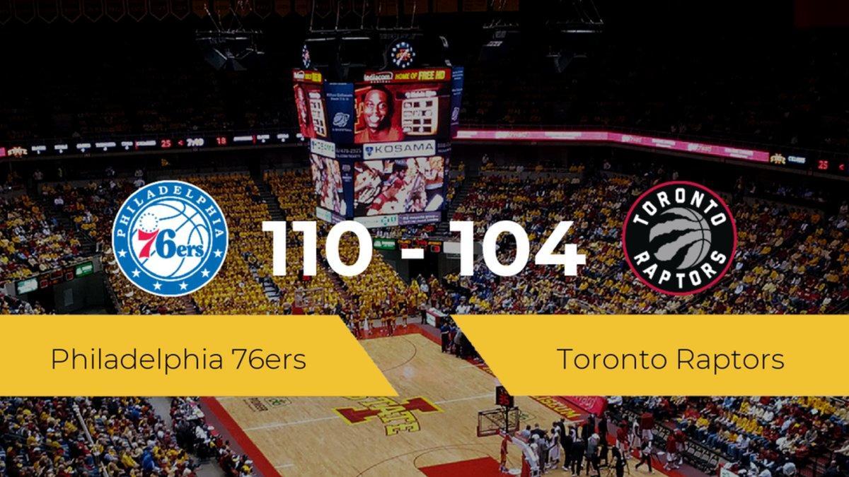 Philadelphia 76ers se impone por 110-104 frente a Toronto Raptors