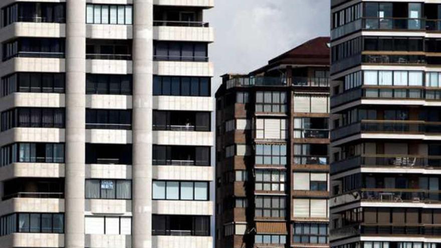 Torres de apartamentos en Benidorm.