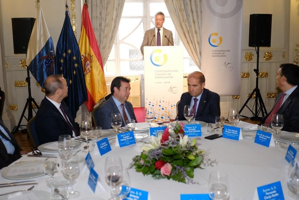 Almuerzo navideño de la Confederación Canaria de Empresarios