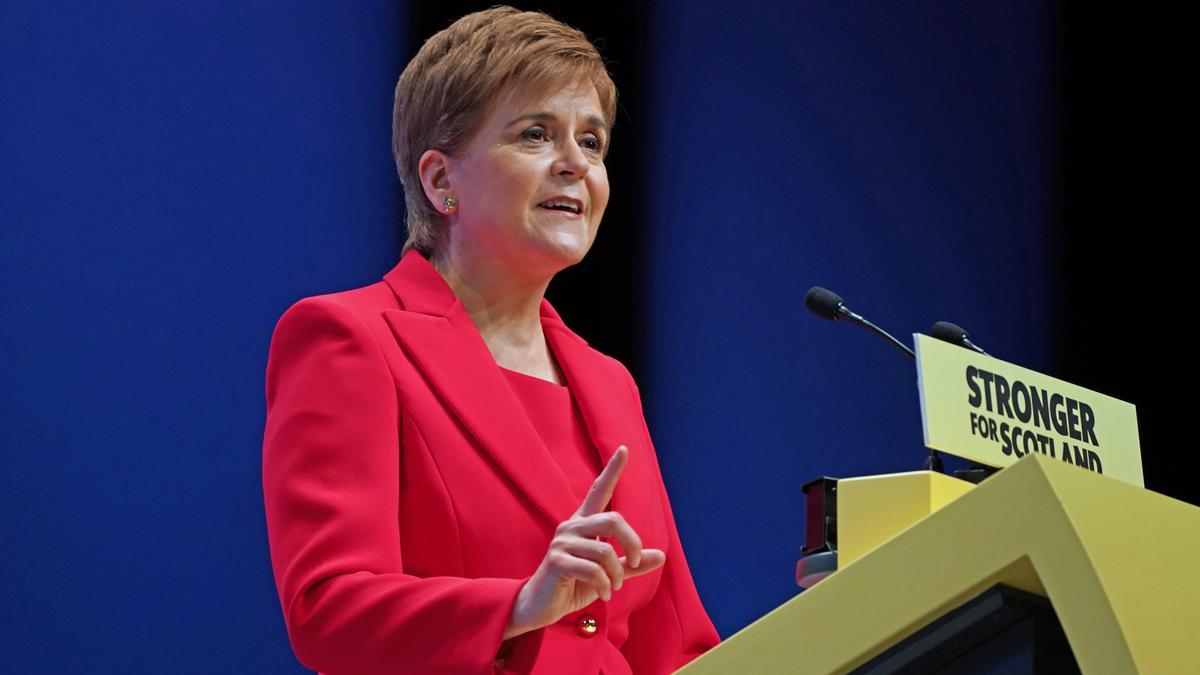 La ex ministra principal de Escocia, Nicola Sturgeon.