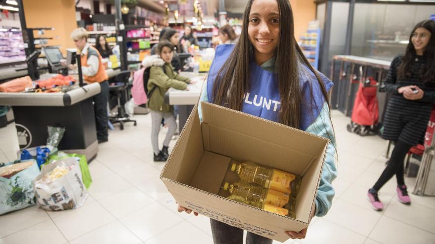 Una voluntària en l&#039;edició del 2018.