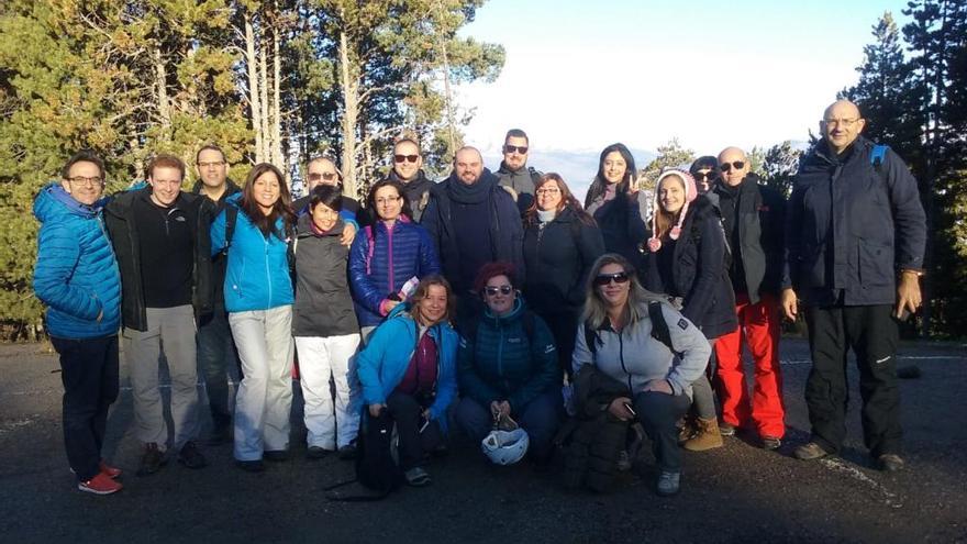 Un grup agents de viatges espanyols a Masella