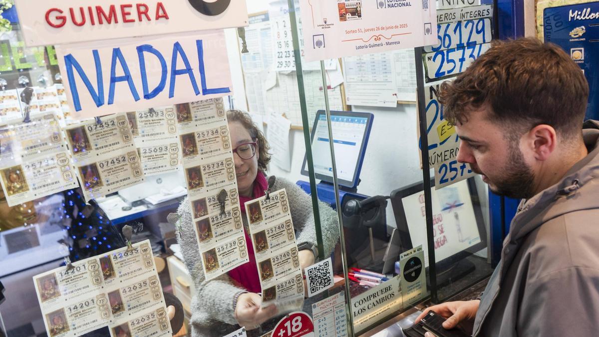 Les administracions encaren el tram final de vendes de la campanya de la Loteria de Nadal