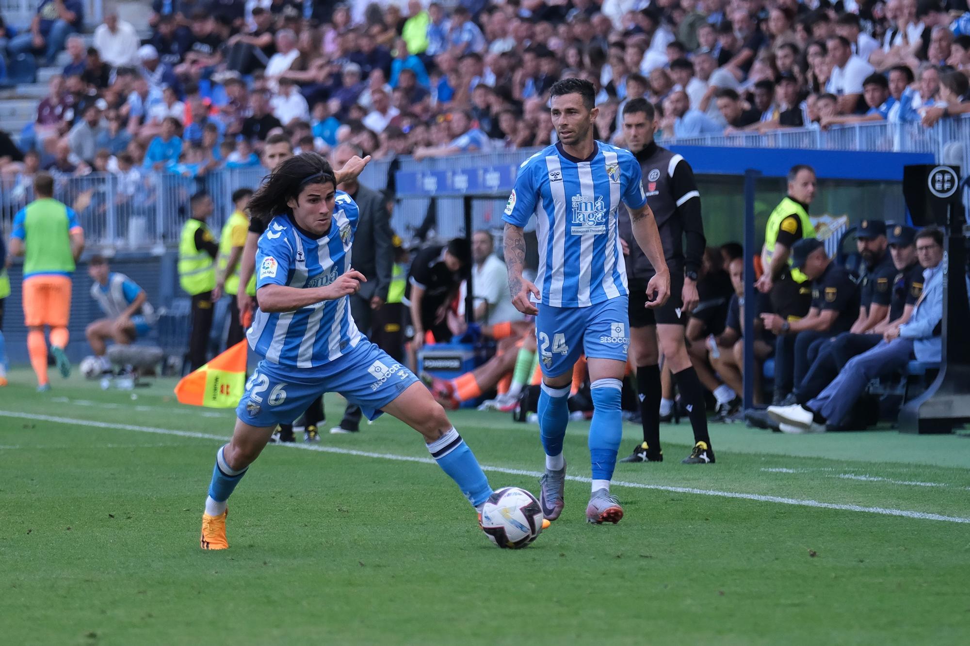 El Málaga CF - UD Ibiza, último partido de la Liga 22/23, en imágenes