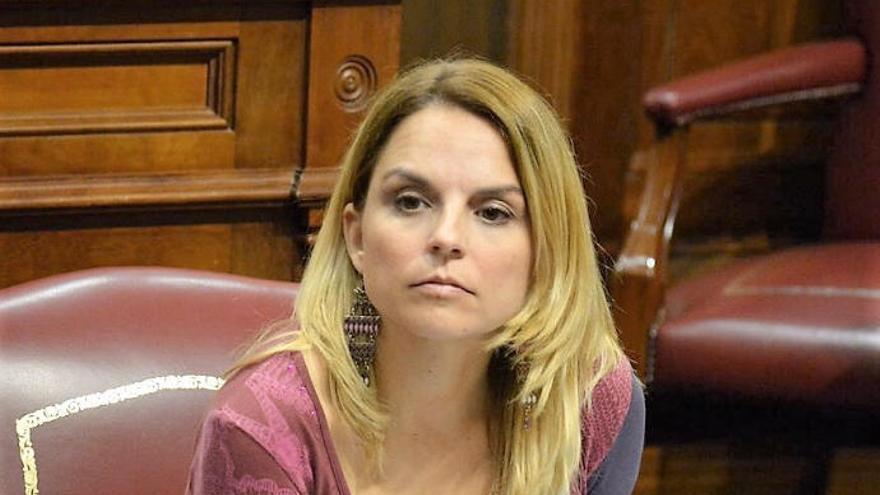 La secretaria general de Podemos Canarias, Noemí Santana
